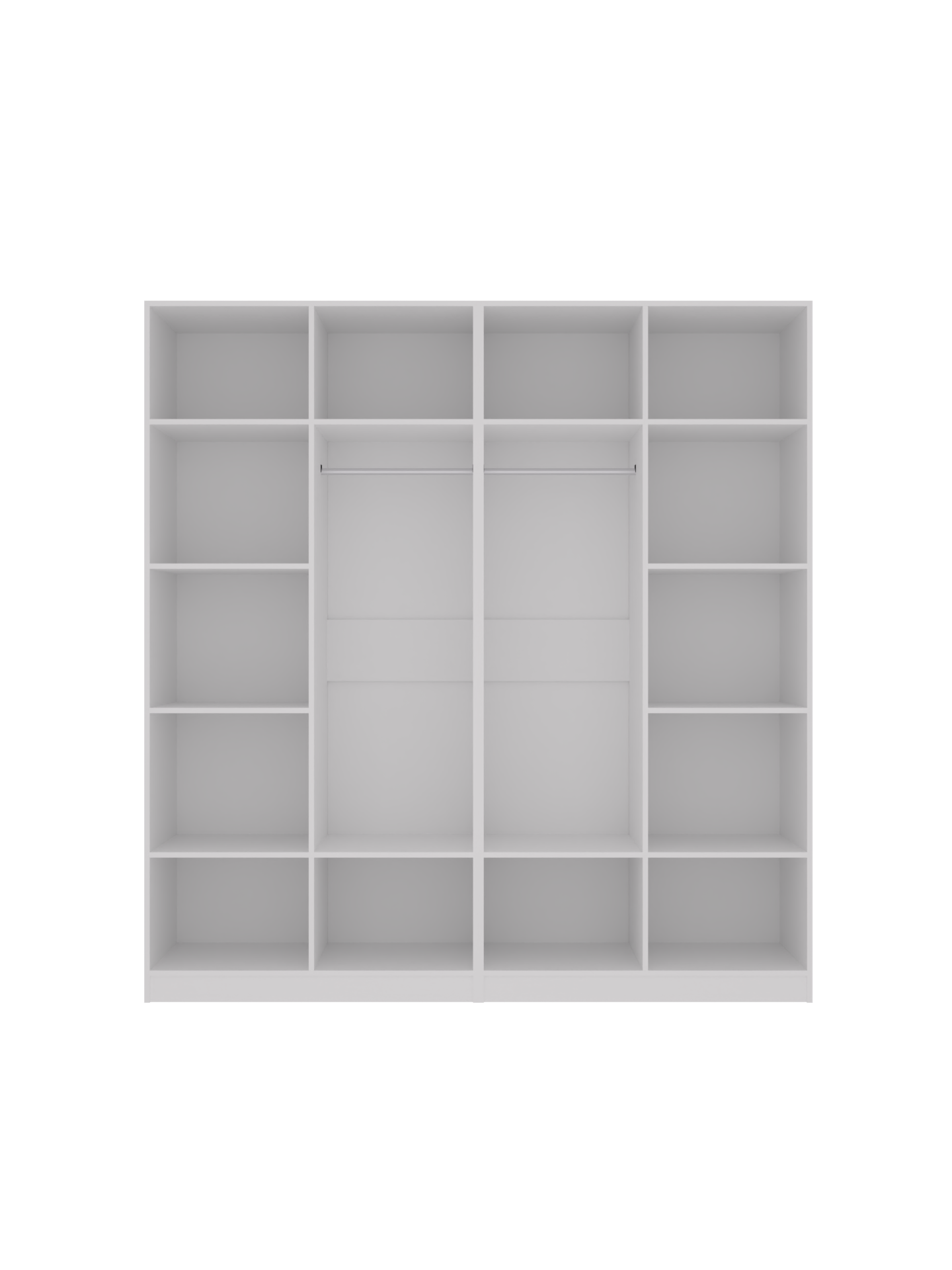 Распашной шкаф Пакс Мускен 4 white ИКЕА (IKEA) изображение товара