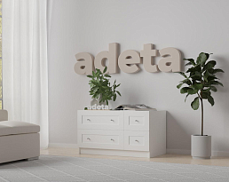 Изображение товара Тумба под телевизор Билли 516 white ИКЕА (IKEA) на сайте adeta.ru